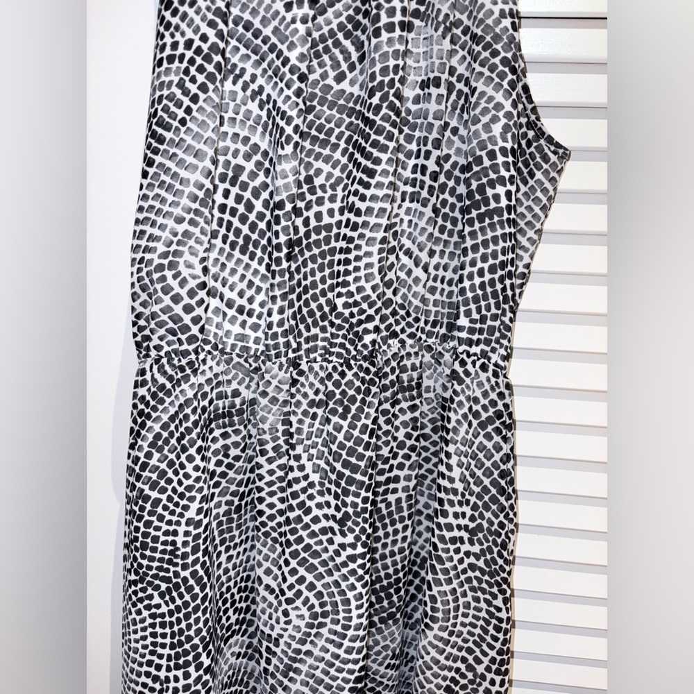 H&M Monochrome Patterned Maxi Dress - Picture 4 of 8